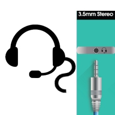 Auriculares con Micrófono Conector 3.5mm