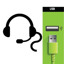 Auriculares con Micrófono USB-A