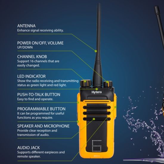 4 radios hytera BD615