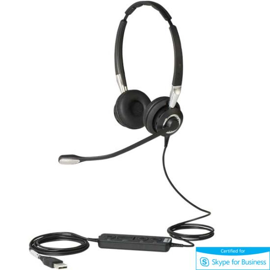 casque compatible lync jabra biz 2400 II duo usb ms