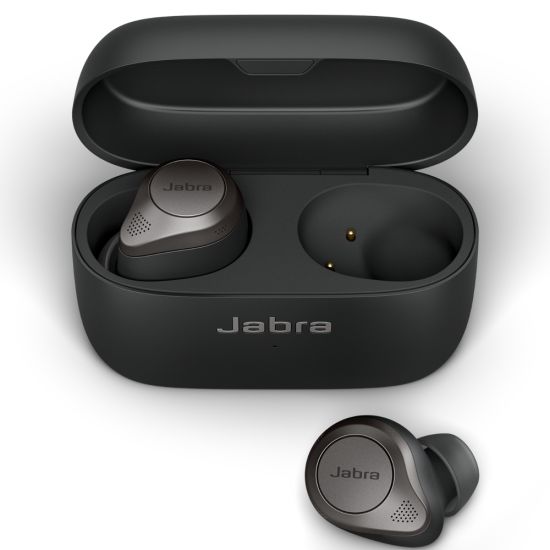 Jabra 85t noir titane boitier ouvert