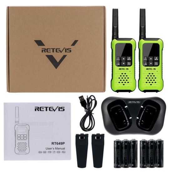 Retevis RT649P 2.0 - Talkie-walkie flottant et étanche PMR446 - boite