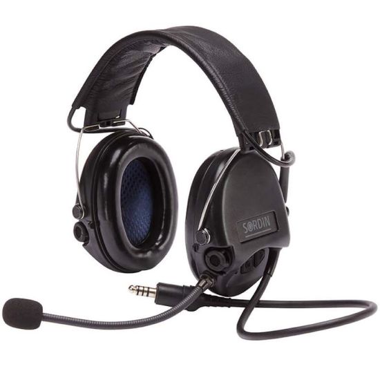 Sordin Supreme Mil CC - casque antibruit avec microphone -  75332-S