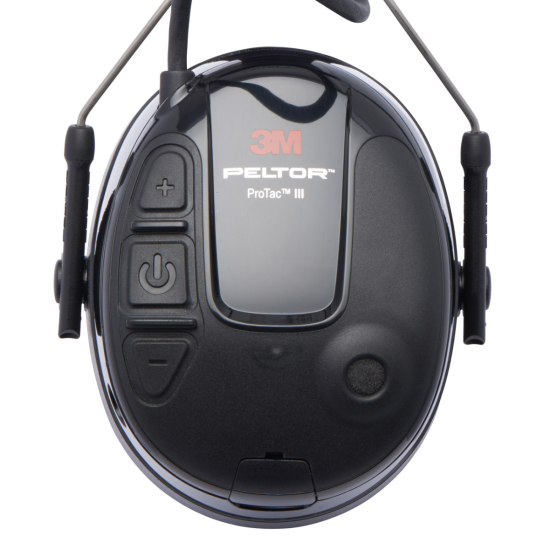 Peltor ProTac III 3M Attache casque - Casque anti-bruit - Casque professionnel chantier - panneau de commande