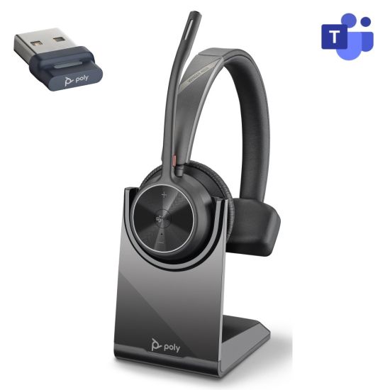 Casque micro sans fil Bluetooth 4310 MS Teams USB A et base de chargement