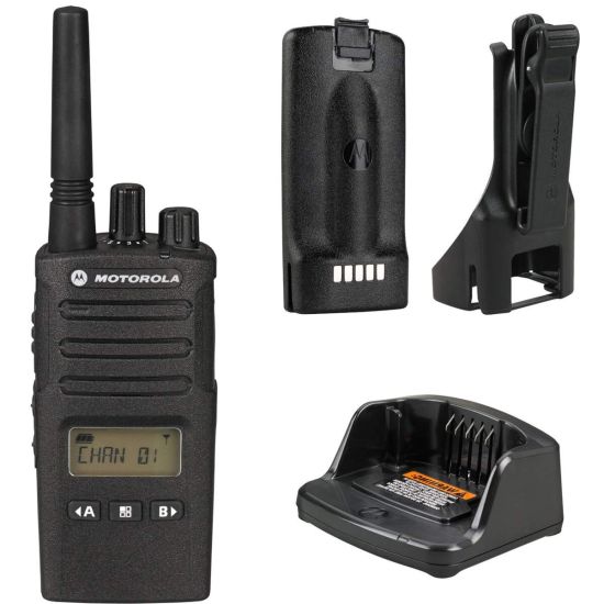 Pack de 4 Motorola XT460 - Talkie walkie sans licence - RMP0166BDLAA - avec chargeur