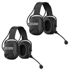 Pack de 2 Sena Cast - Intercom full duplex dans casque antibruit avec modulation sonore - CAST-01