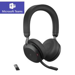 Jabra Evolve2 75 MS stéréo avec dongle USB-A
