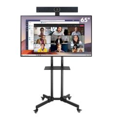 Kit de Videoconferencia 4K Yealink + Pantalla + Soporte con Ruedas