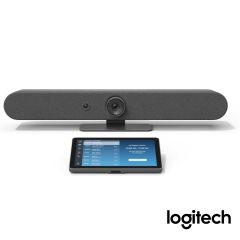 kit visioconférence Logitech Rally Bar Mini et Logitech Tap avec le kit Cat5e