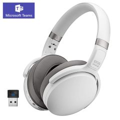 Micro casque Epos Sennheiser Adapt 360 Blanc livré avec dongle USB A, certifié Microsoft teams