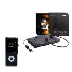 Pack dictaphone + kit de transcription