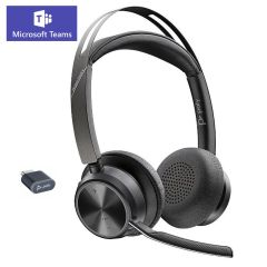 Micro casque Poly Voyager Focus 2 USB-C compatible Microsoft teams