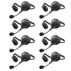 Pack de 8 Sena Expand Mesh - Casques intercom sans-fil full Duplex - EXPANDM-01