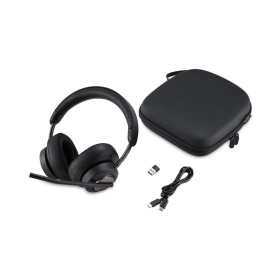 Kensington H3000 - Micro casque sans fil Bluetooth avec perche micro a réduction de bruit par IA