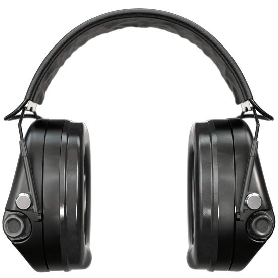 Sordin SUPREME PRO X SFA Noir - Casque antibruit avec modulation sonore - 74502-04-S - casque antibruit haute atténuation - de face