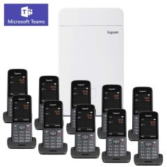 Pack téléphone Gigaset borne N870 + 10 combinés premium S800H pro