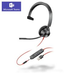 Plantronics Blackwire 3315 USB MS casque filaire jack 3.5mm