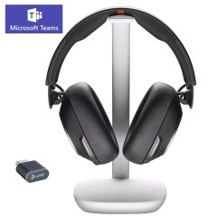 Poly Voyager Surround 85 MS Teams | micro casque Bluetooth pour usage hybride, certifié microsoft teams | 8G7T8AA