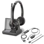 Pack casque plantronics pour téléphone alcatel