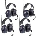 Pack de 4 Peltor LiteCom PMR446 - casque antibruit PMR446 - MT53H7A4400-EU