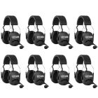 Pack de 8 Sena Tufftalk M - Casque antibruit intercom permettant la communication avec un nombre quasiment illimité d'utilisateurs - vue pack