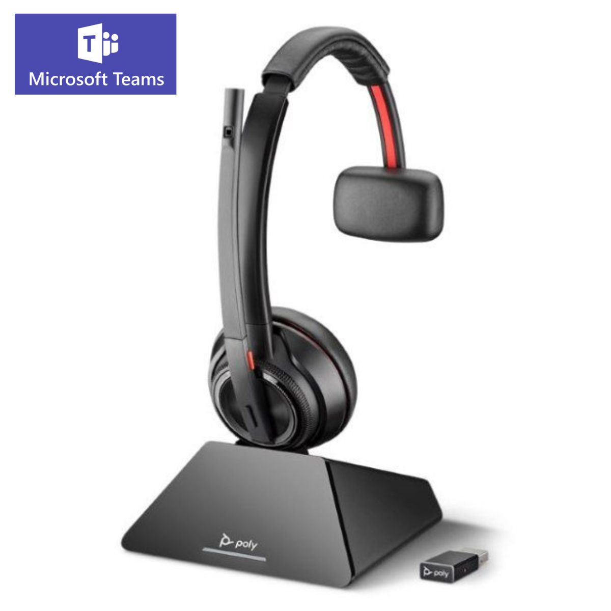 Plantronics Savi 8210, Monaural, Microsoft, S8210-M C USB-A image