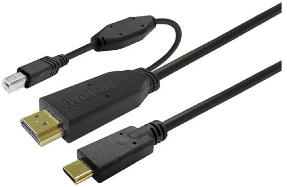 Toque el cable USB-C