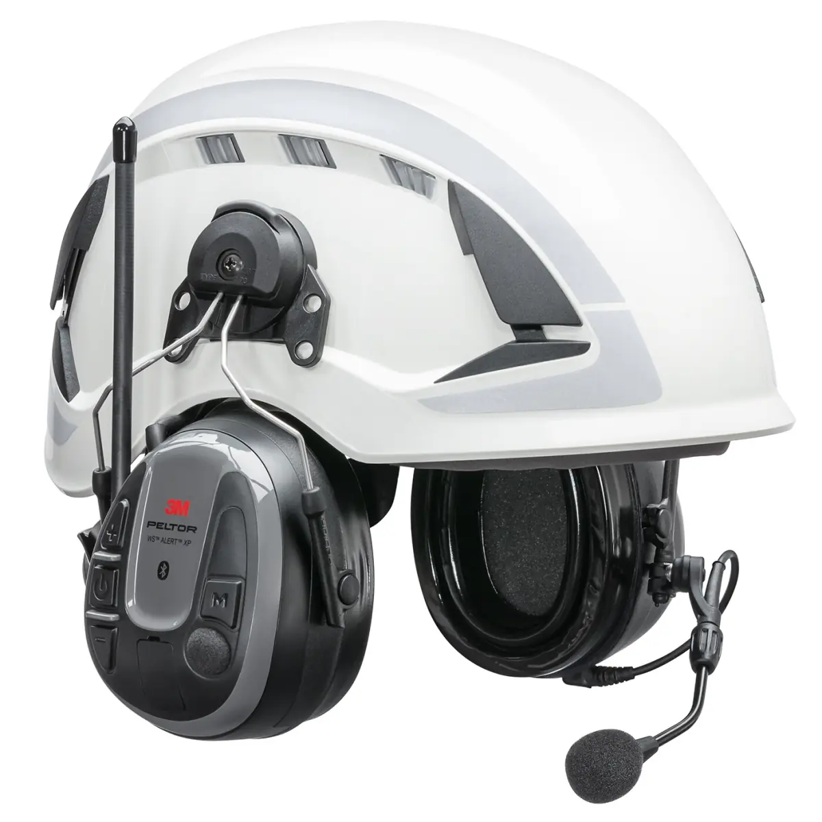 3M Peltor WS Alert XP Bluetooth - Sujetadores para casco - Protectores auditivos con modulación de sonido