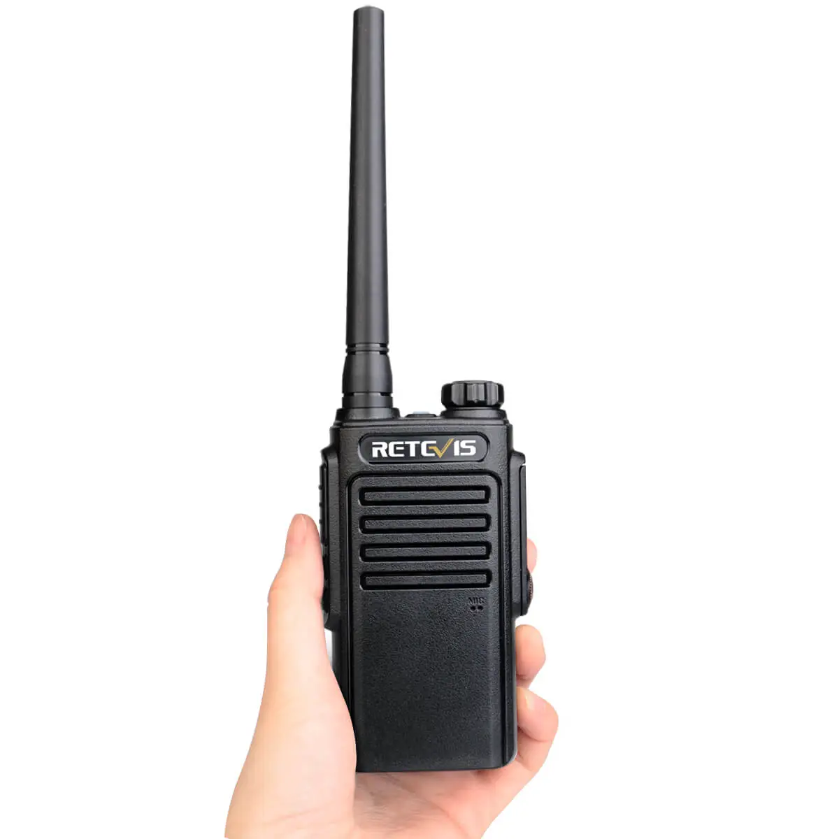 Kit de 2 RT647 2.0 Retevis Negro - Walkie talkie sin licencia PMR446, resistente al agua y endurecido