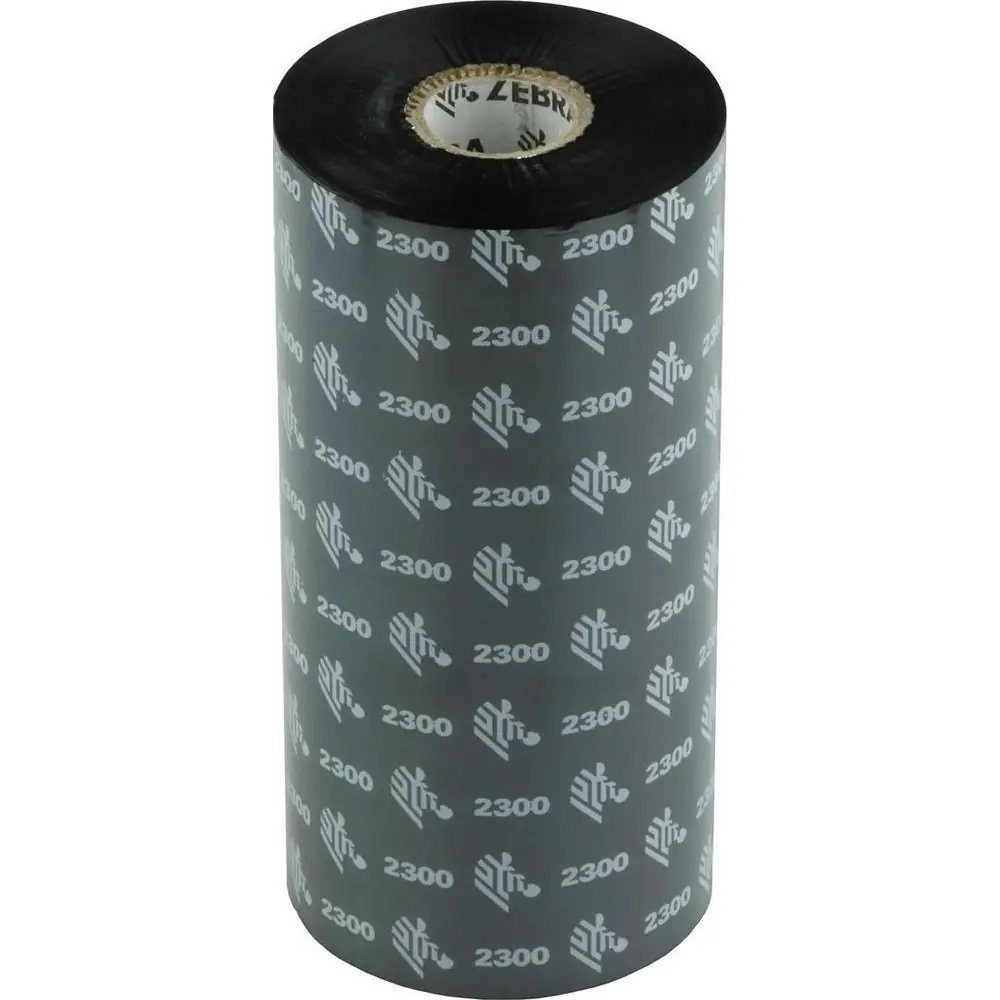 Cintas Zebra Cera 2300 - 110 mm x 74 m - Cinta de tinta de transferencia térmica - 02300GS11007