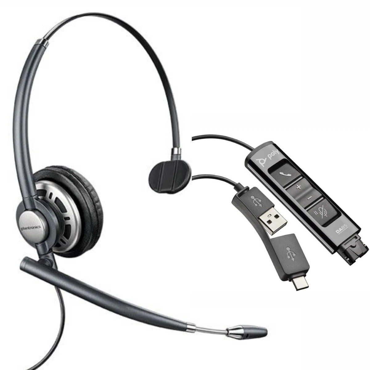 plantronics encorepro 710 digital con adaptador da85