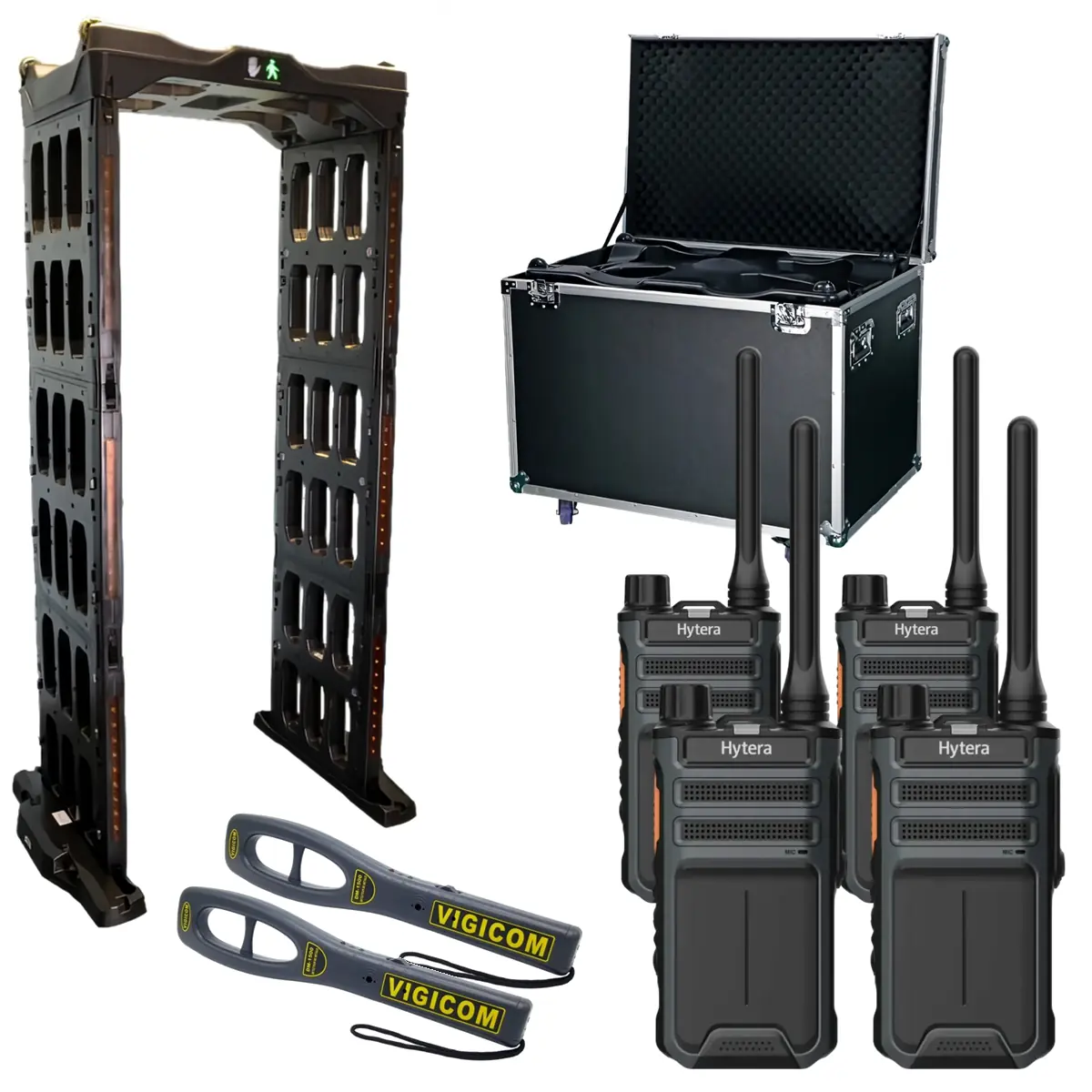 Kit de puerta de seguridad para eventos.