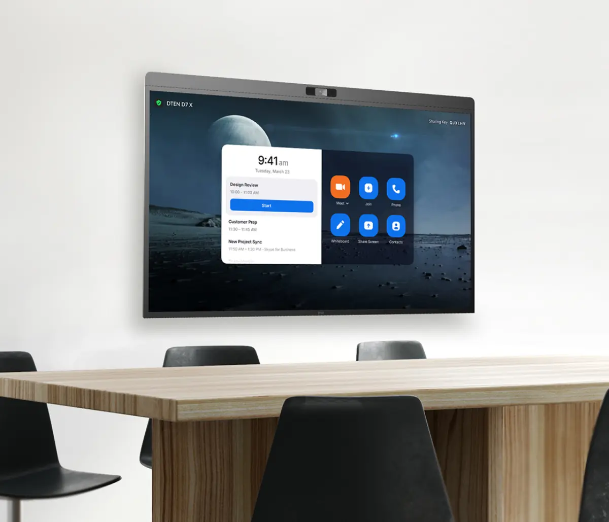 DTEN Pantalla de colaboración D7X
