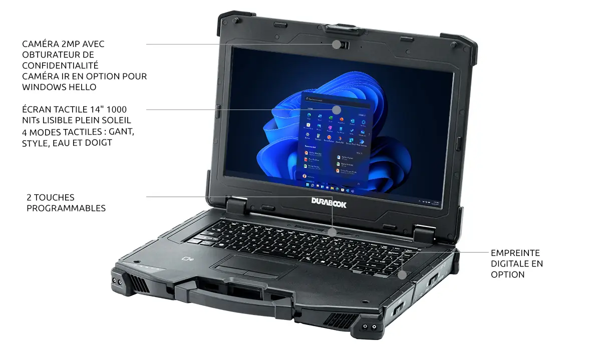 PC portátil resistente Durabook