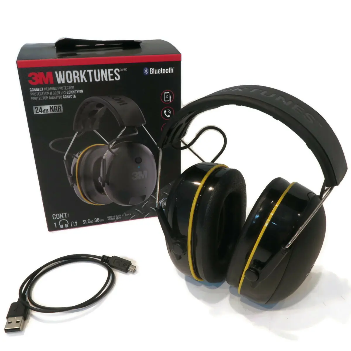 3M WorkTunes Connect - Protectores auditivos bluetooth inalámbrico - 90543EC1