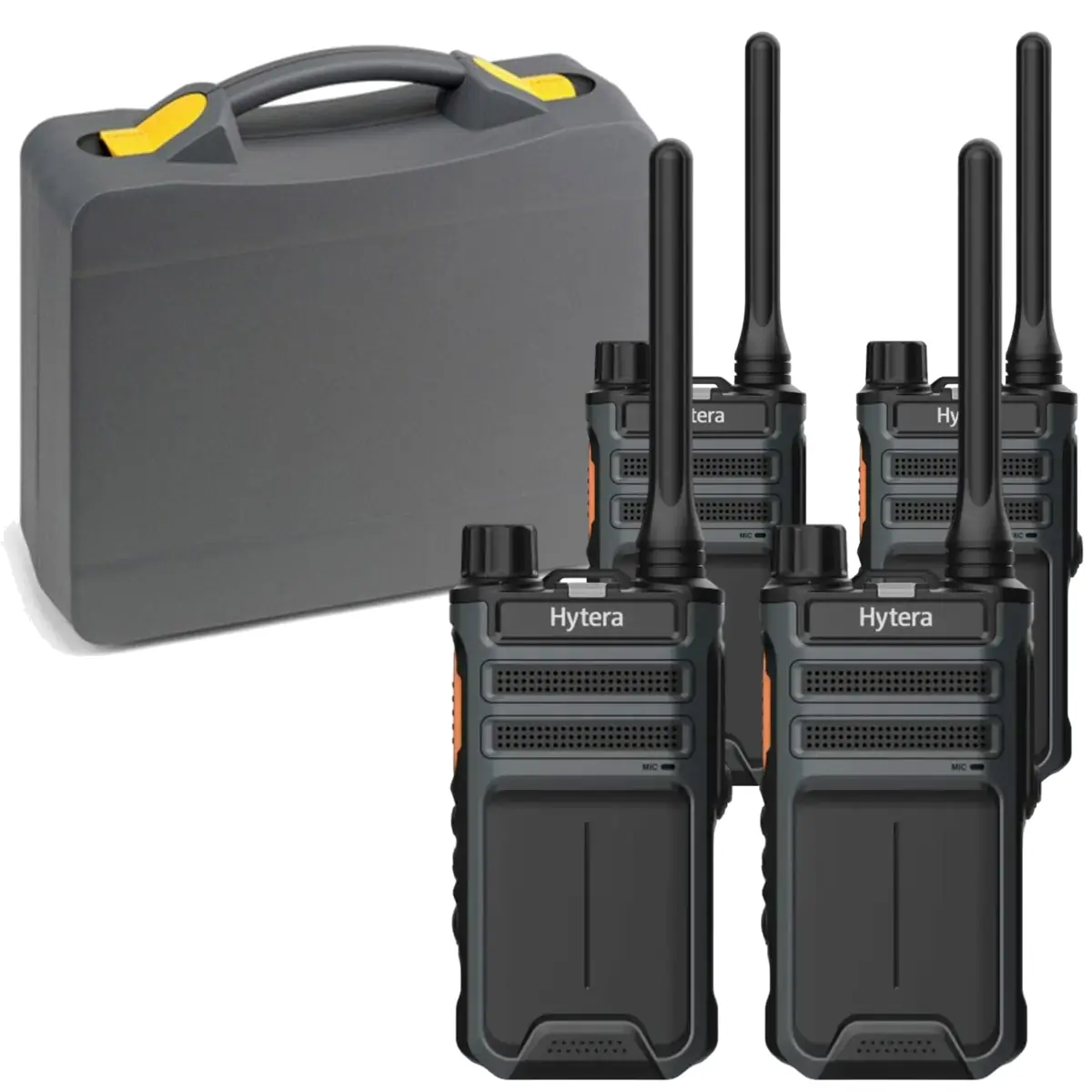 Kit de 4 Hytera AP515LF + Estuche de transporte - Walkies Talkies-walkies sin licencia PMR446