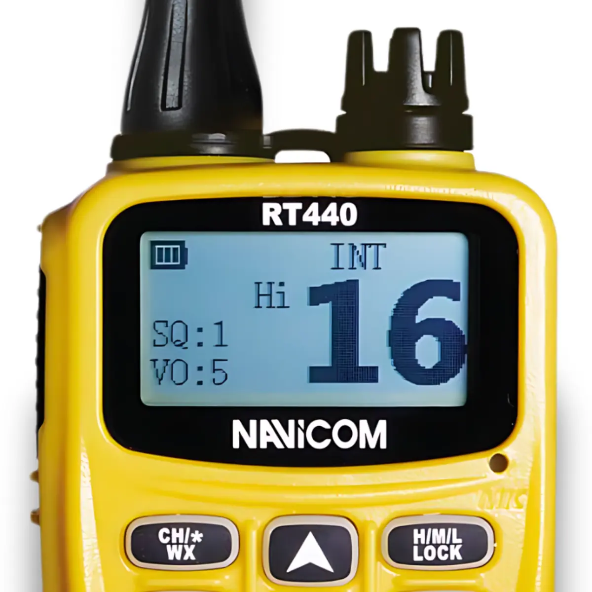 Característica VHF Navicom Marina RT440