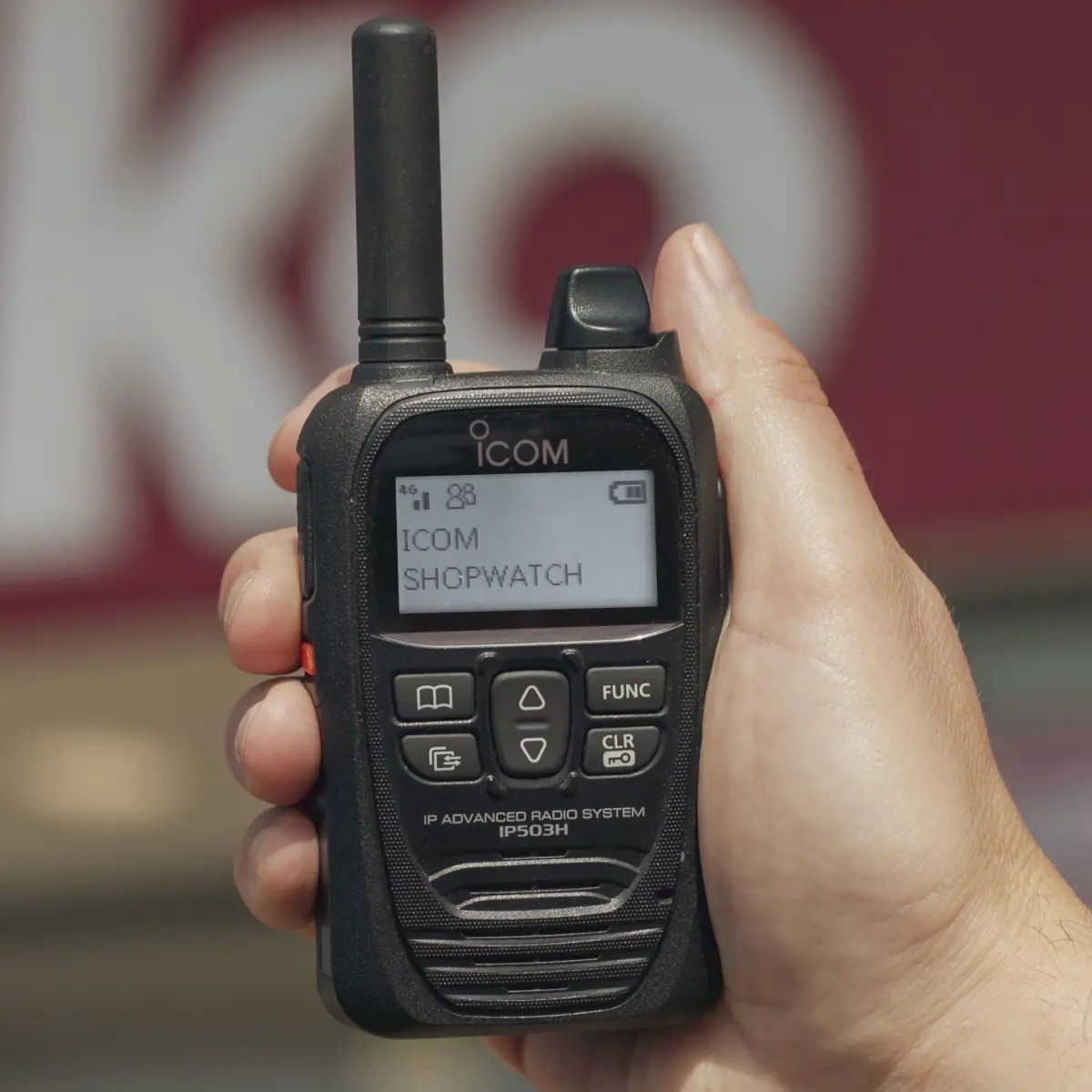 Icom IP503H - Walkie talkie PoC LTE - Walkie talkie largo alcance - KIT-IP503H