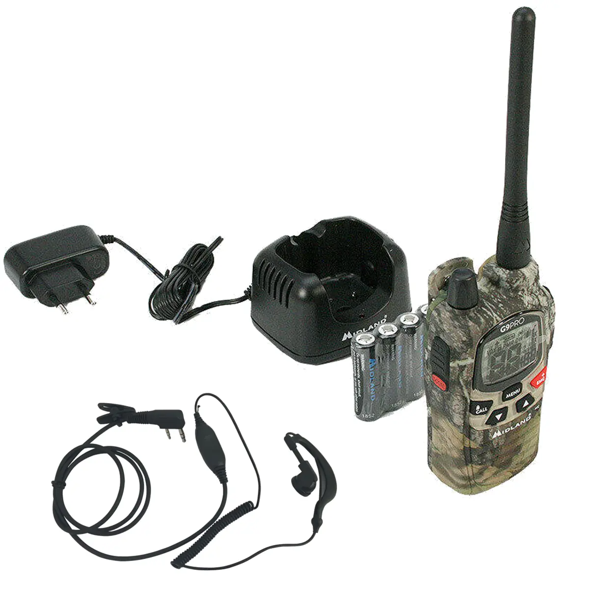 Midland G9 Pro Camuflaje + 1 Auricular Confort - walkie talkie caza