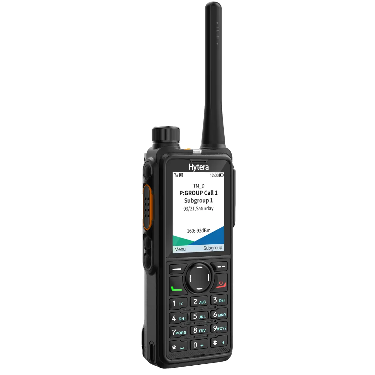 Hytera HP785 - Walkie talkie con licencia - frecuencias UHF - con pantalla y teclado