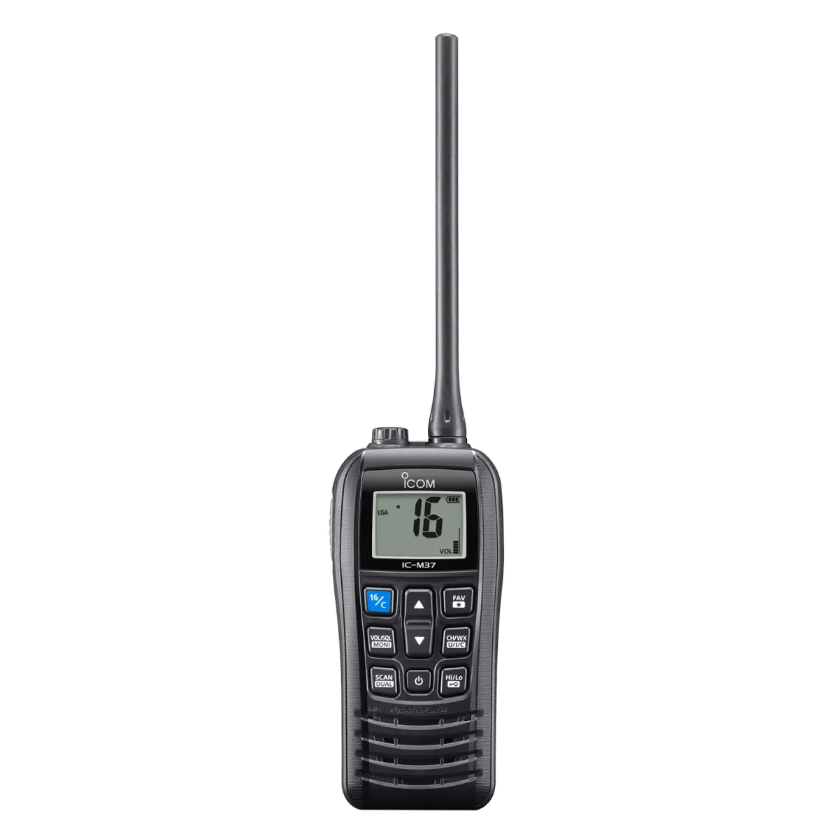 Icom M37E - Radio VHF Puerto deportivo - IC-M37E