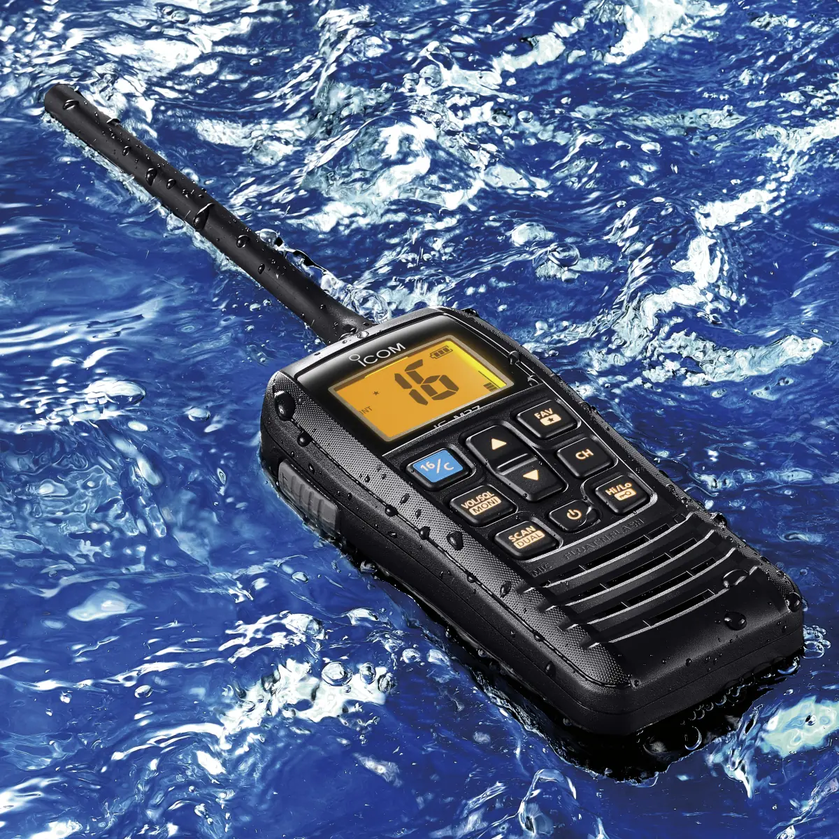 Icom IC-M37 - Walkie Talkie Flotante VHF Marina - IC-M37E