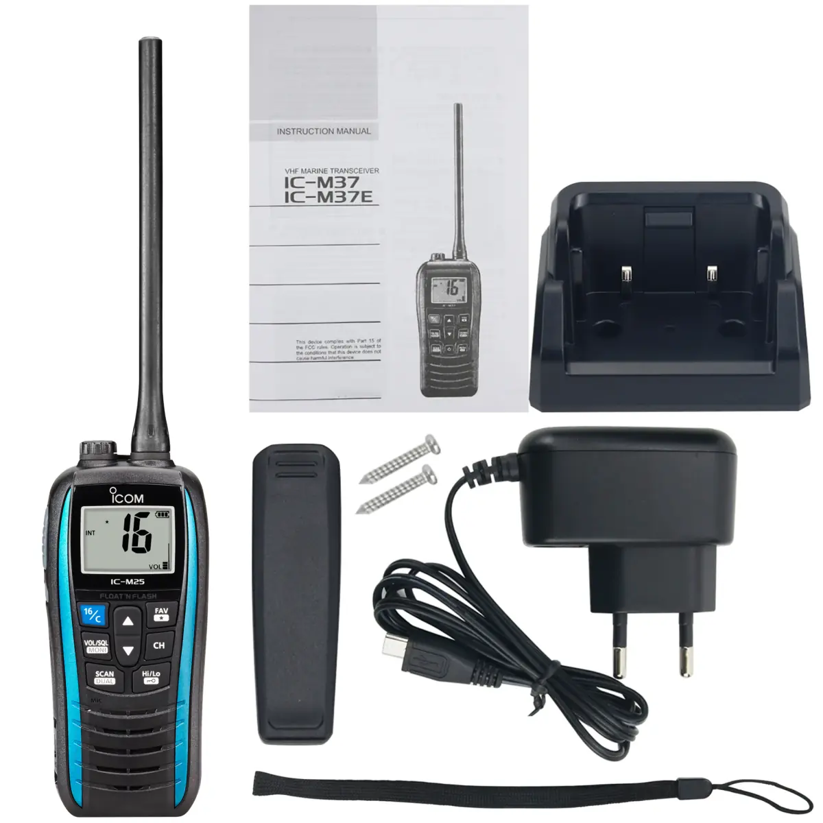 Icom IC-M25 - Radio VHF Marina - IC-M25EUROBL - unboxing