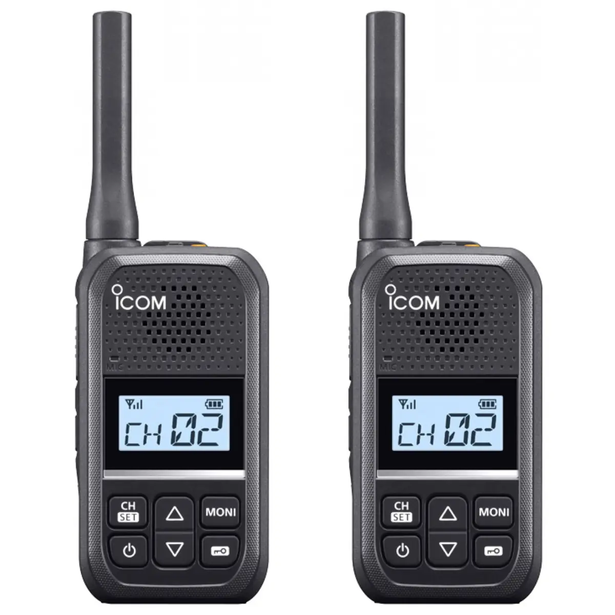 Par de dos walkies talkies-walkies Icom sin licencia PMR446 - IC-U20SR