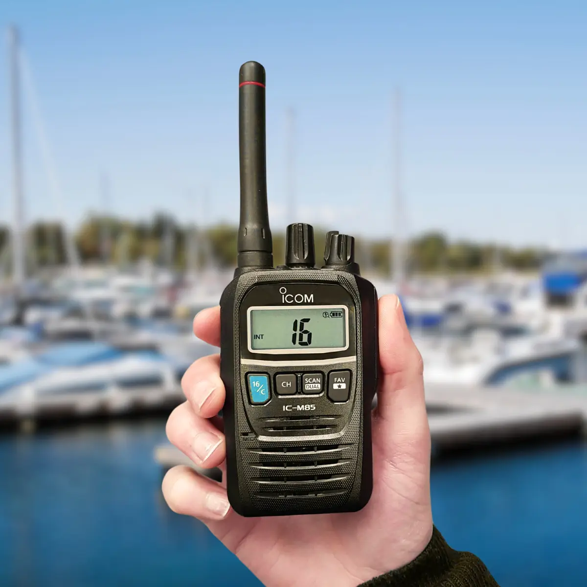 ICOM M85 - VHF azul marino ICOM