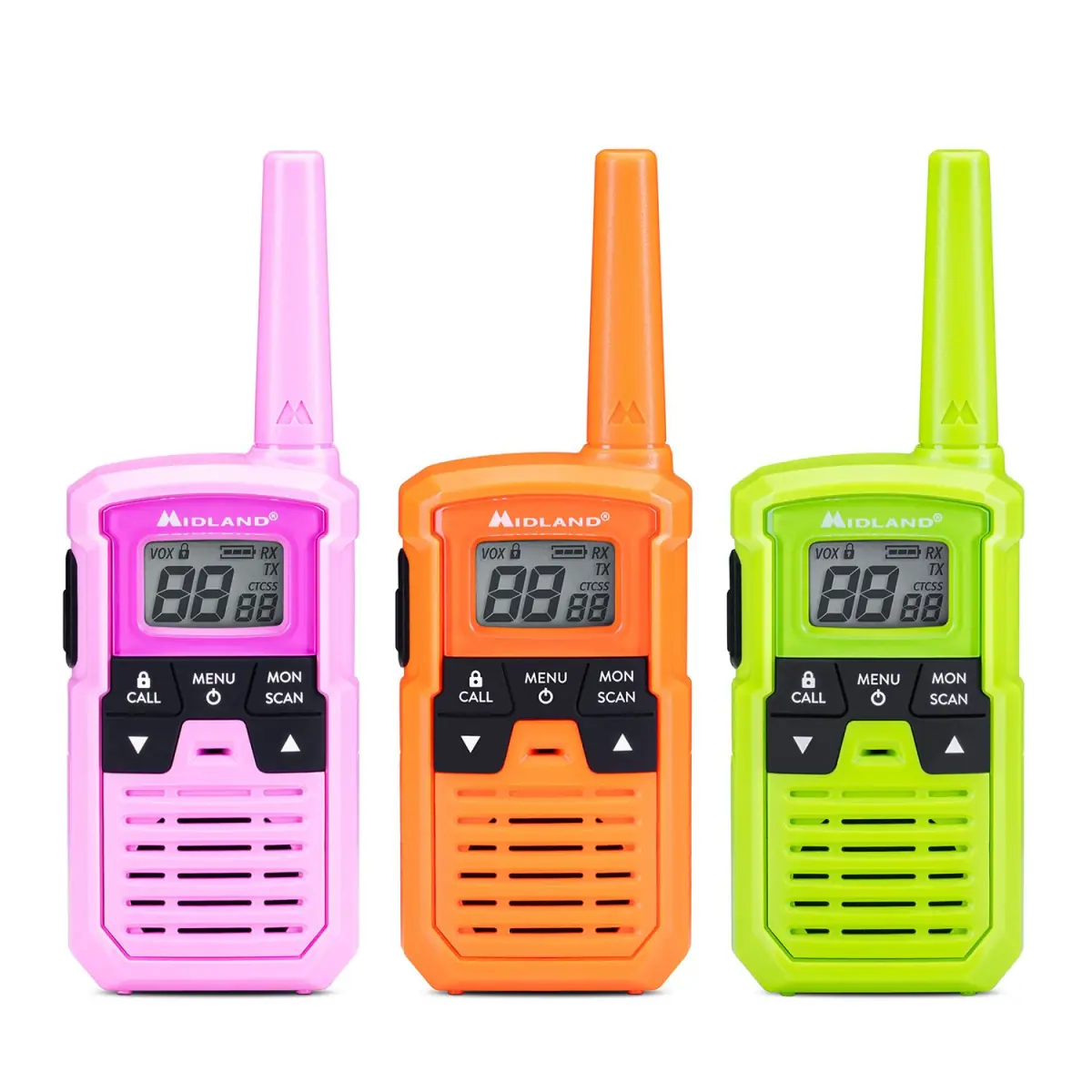 Midland XT10 Pro Multicolor - Walkie talkie sin licencia - C1459.02 - Walkie talkie rosa