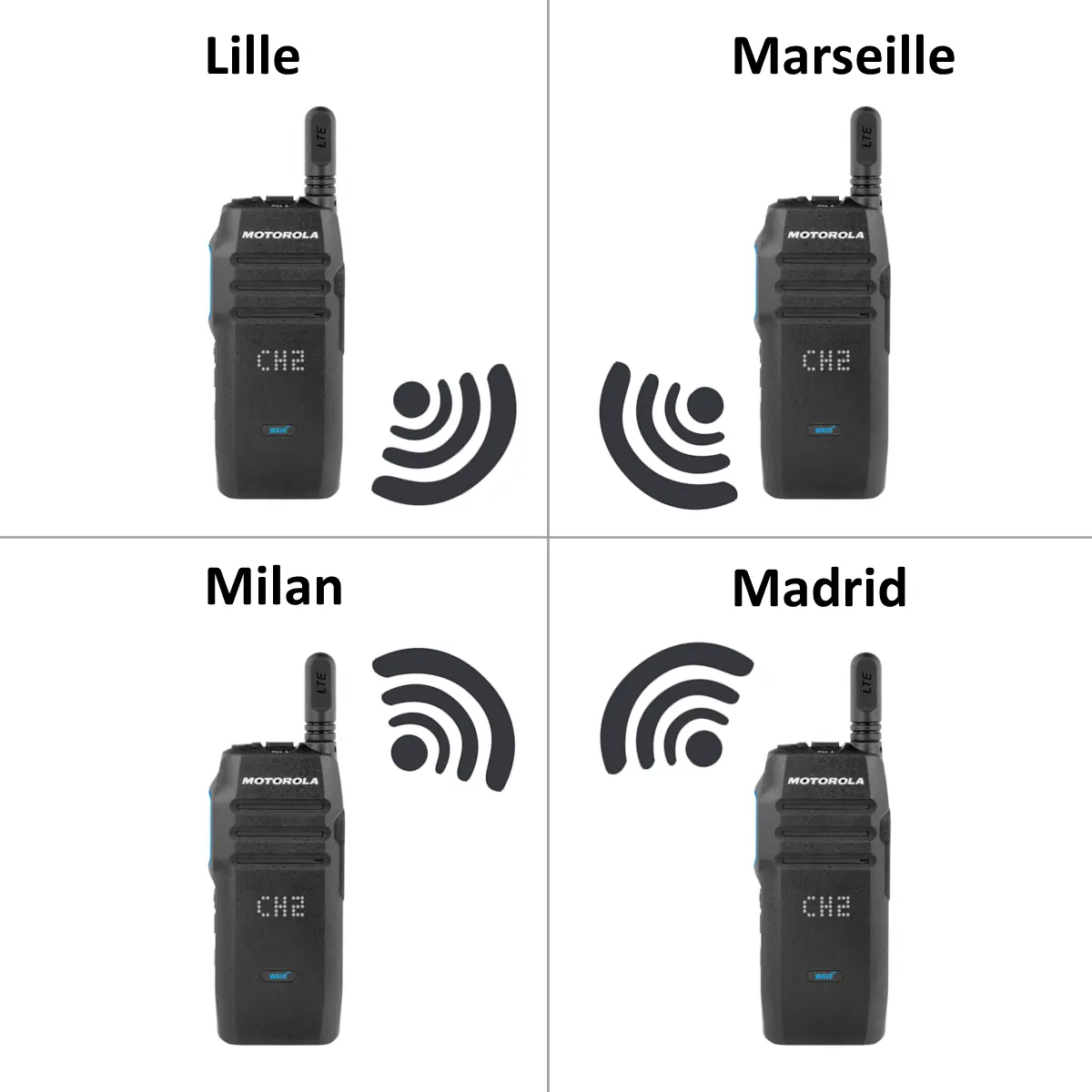 Motorola Onda TLK100i - Walkie talkie Motorola 4G LTE