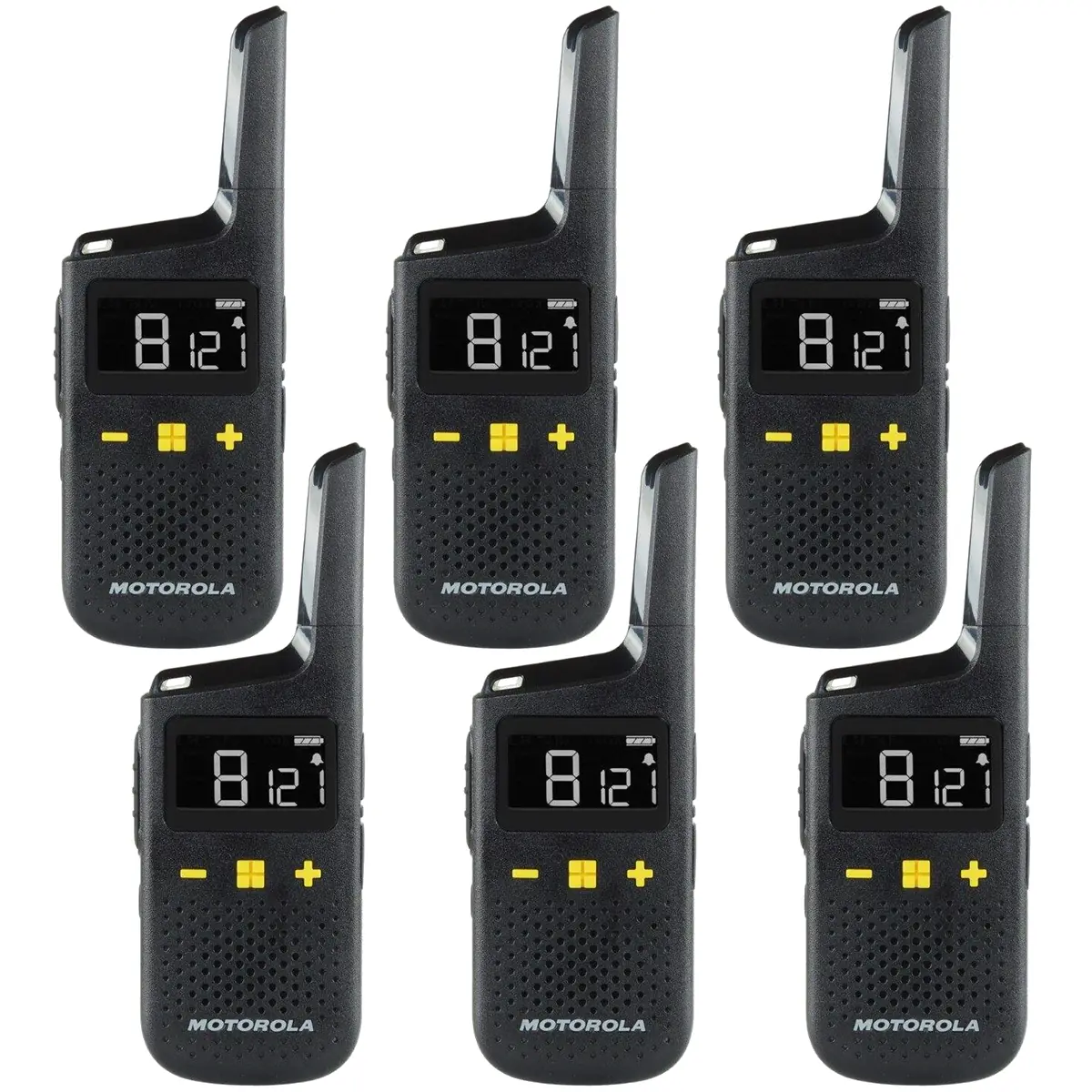 Kit de 6 Motorola XT185 + Auriculares - Walkies Talkies-walkies sin licencia -D3P01611BDLMAW