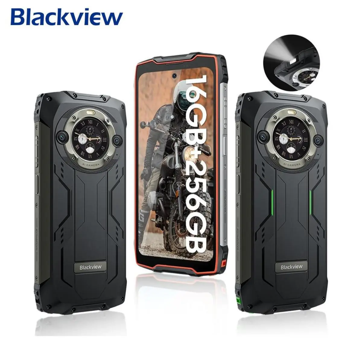 Blackview BV9300 PRO: teléfono inteligente resistente: negro, verde o naranja